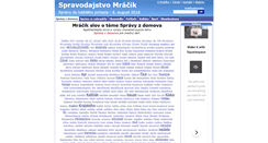 Desktop Screenshot of mracik.sk